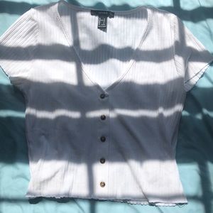 White buttoned shirt